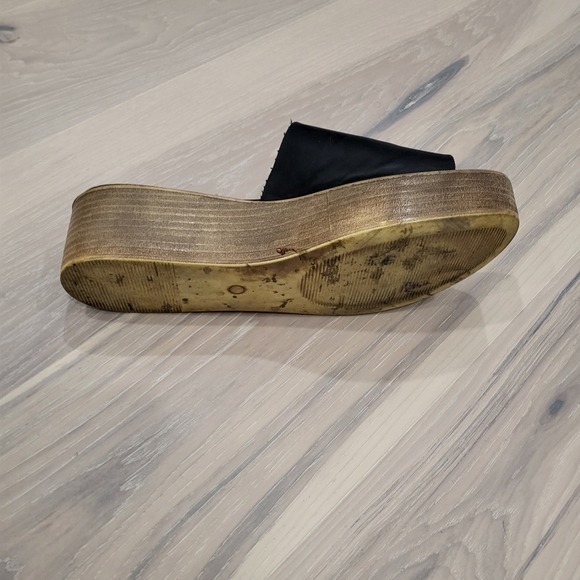 Y2K flatform leather slides - Picture 3 of 3